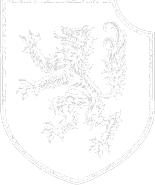 Wehrwolf Tattoo crest — a rampant heraldic wolf on a shield